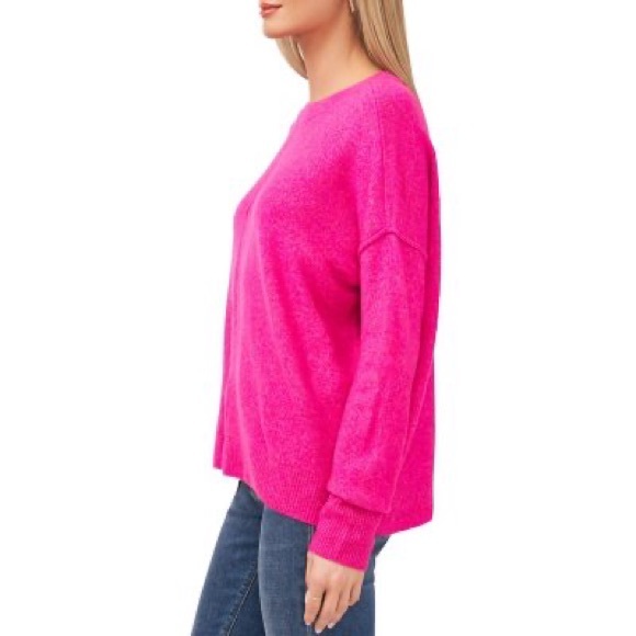 Vince Camuto Women’s Center Seam Crewneck Sweater - Picture 5 of 8